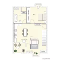 Wohnung Dana - Variante Salon unten - neu