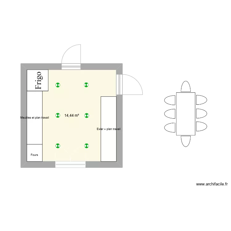 CUISINE siematic pure. Plan de CUISINE siematic pure. Plan de