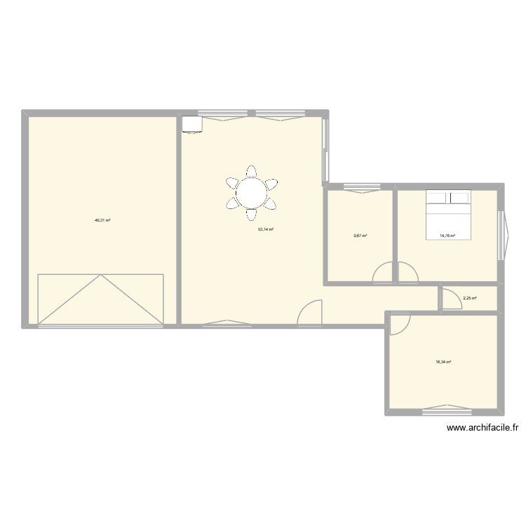 maison 2. Plan de 0 pièce et 0 m2