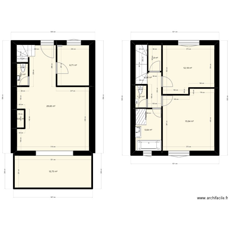 Frank. Plan de 11 pièces et 93 m2