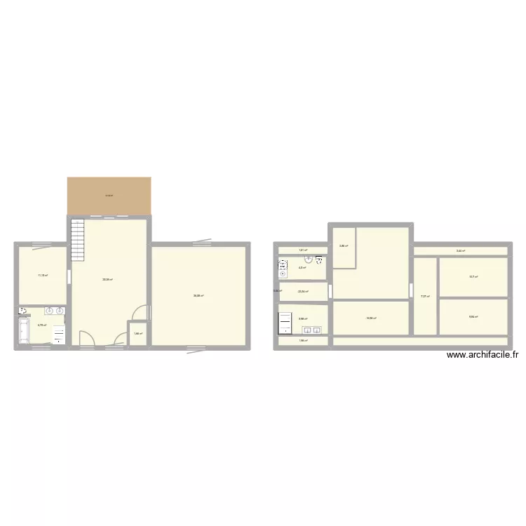 maison. Plan de 17 Pièces et 155 m² maison. Plan de 17 Pièces et 155 m²