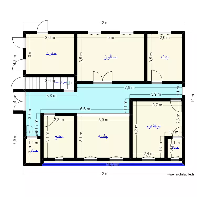 Plan 12X10 Client 33 34 45 44. Plan de 