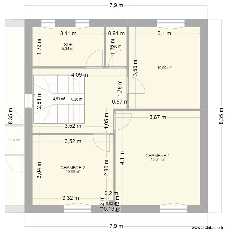r&eacute;g 08/05. Plan de 