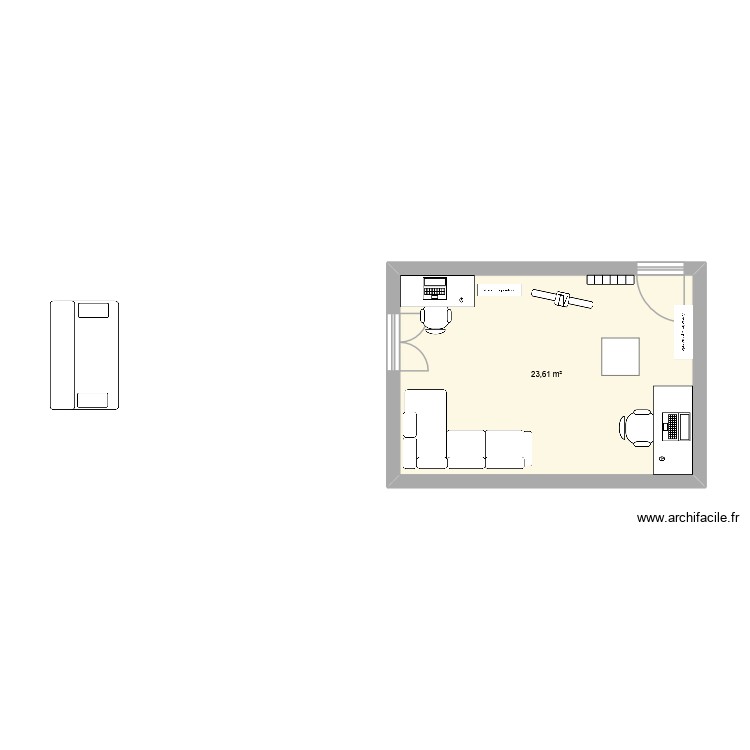 chambre. Plan de 0 pièce et 0 m2