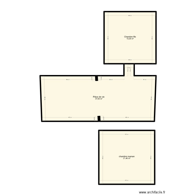 Carbonneaux existant. Plan de 0 pièce et 0 m2