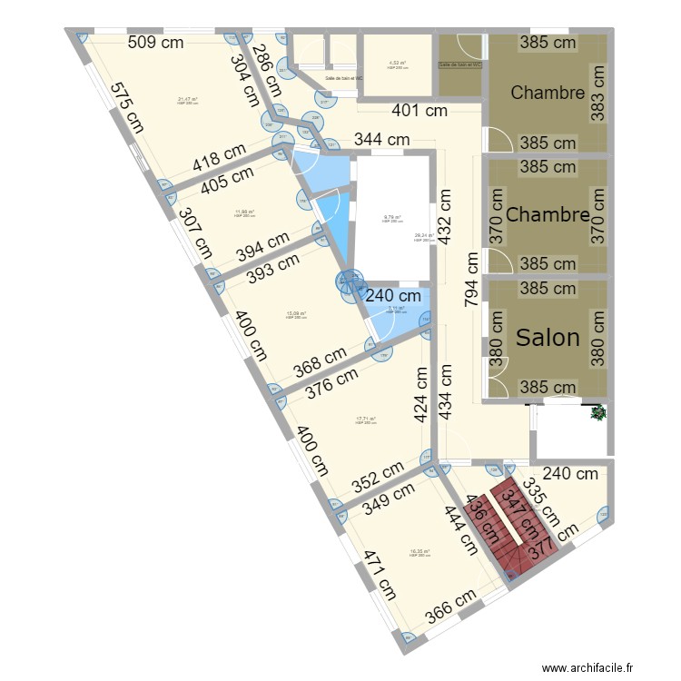 MAISON . Plan de 0 pièce et 0 m2
