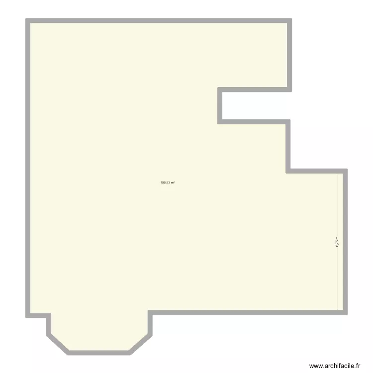 Maison familial. Plan de 1 Pièce et 200 m² Maison familial. Plan de 1 Pièce et 200 m²