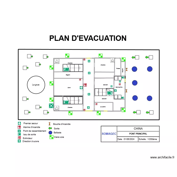 CHINA PLAN ECACUATION 1. Plan de 