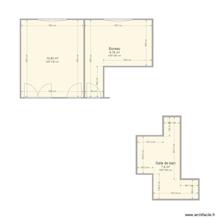 POMMIER CH BUR SB. Plan de 0 pièce et 0 m2