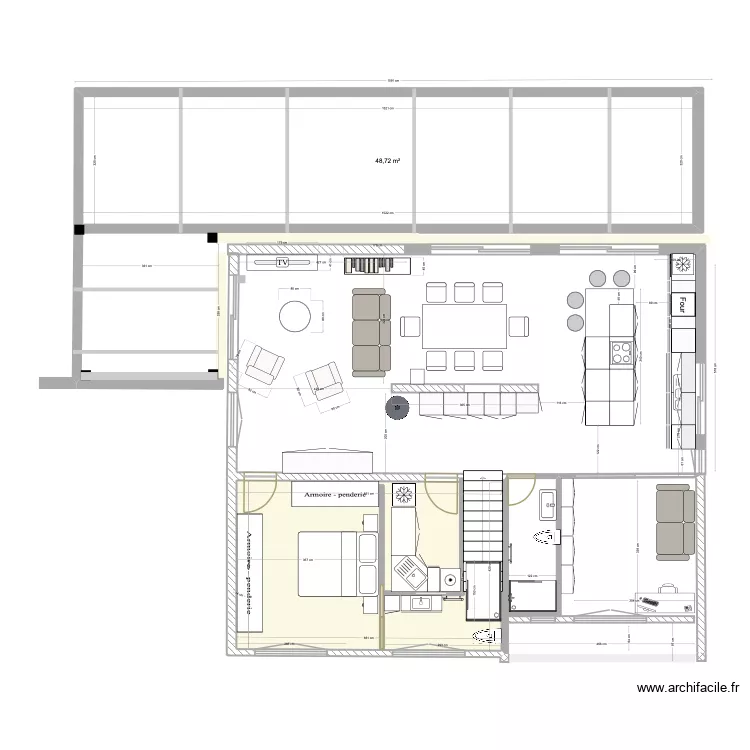 6 Obernai modifié Geoffrey. Plan de 2 et 76 m² 6 Obernai modifié Geoffrey. Plan de 2 et 76 m²