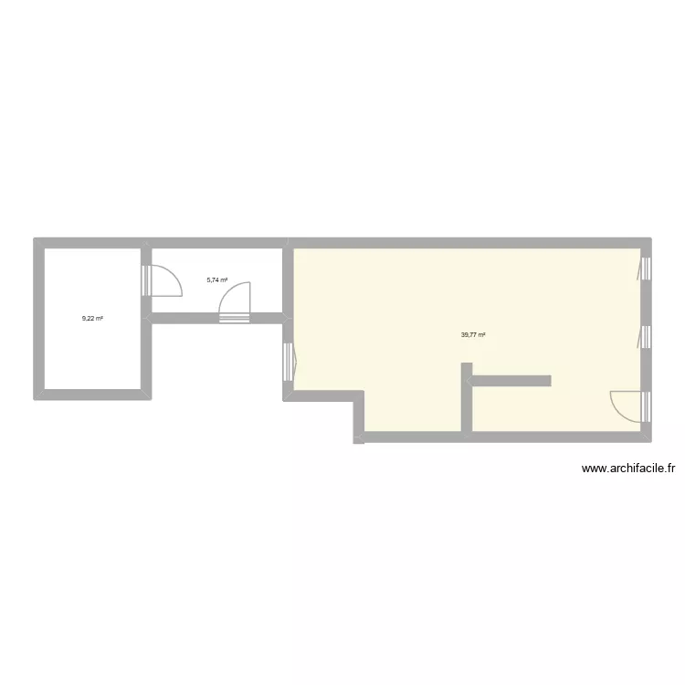 PLAN RDV MAISON. Plan de 3 et 55 m² PLAN RDV MAISON. Plan de 3 et 55 m²