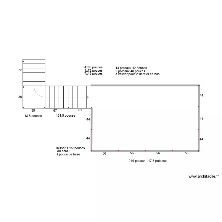 patio. Plan de 