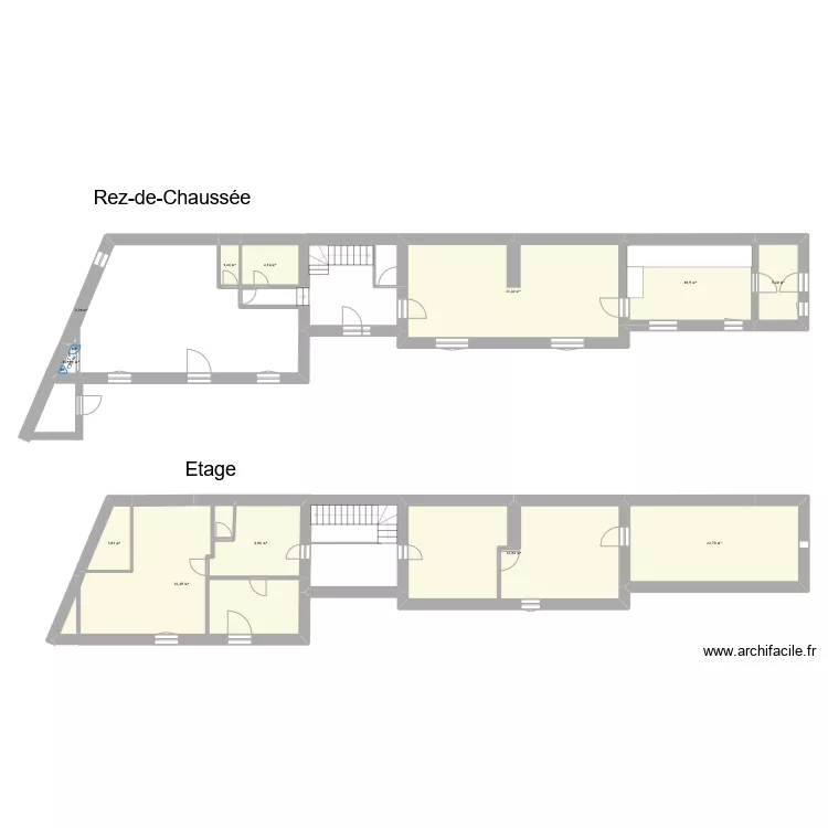 Plan en visualisation pour acheteur. Plan de 