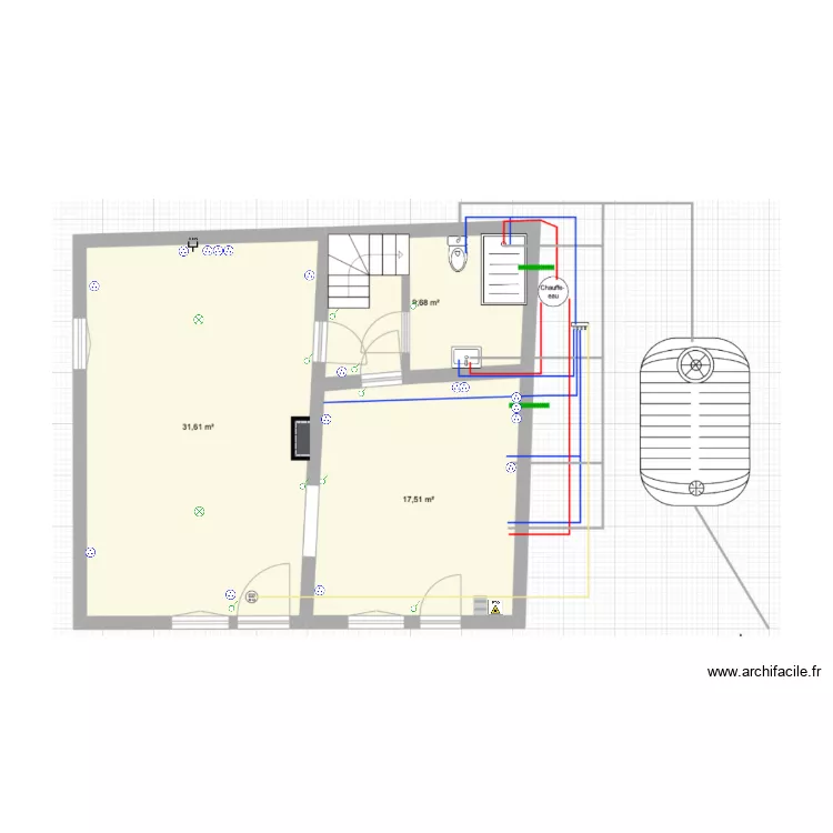 plan saulx le duc. Plan de 