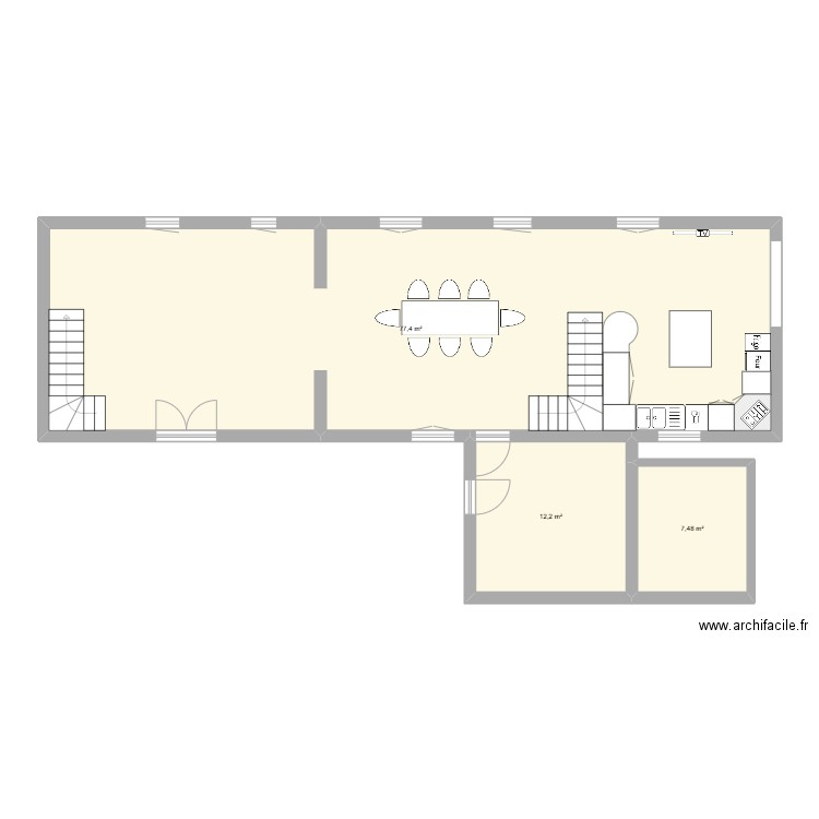 maison. Plan de 0 pièce et 0 m2