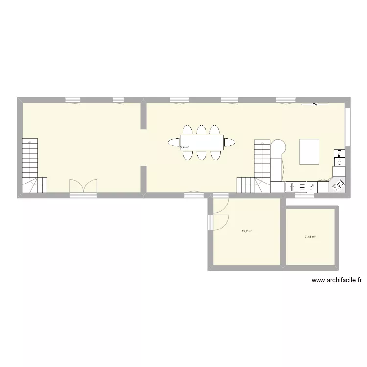 maison. Plan de maison. Plan de