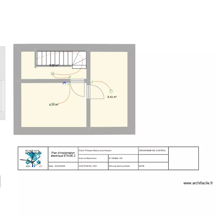 Madry/KASIERS 2. Plan de 11 et 79 m² Madry/KASIERS 2. Plan de 11 et 79 m²