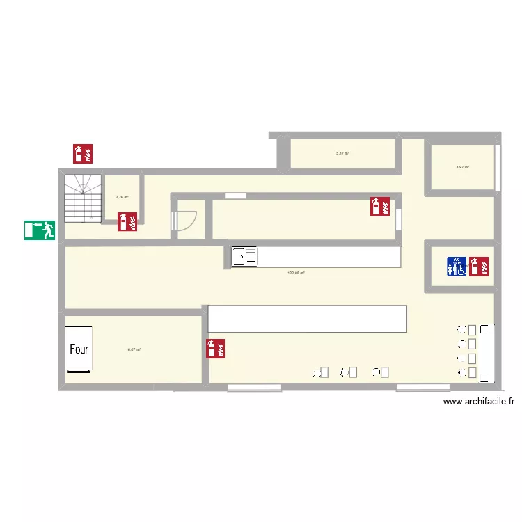 Clara. Plan de 6  et 156 m²