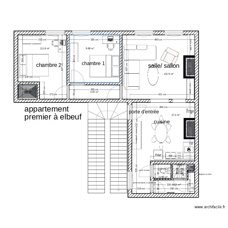 premier elbeuf. Plan de 0 pièce et 0 m2