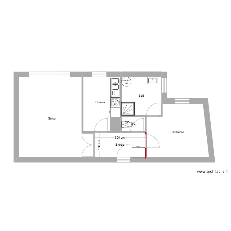 6 place de la fontaine V1. Plan de 0 pièce et 0 m2