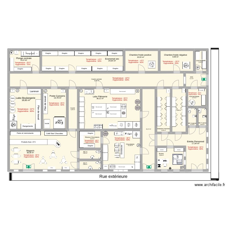 Plan labo mémoire 2 . Plan de 0 pièce et 0 m2