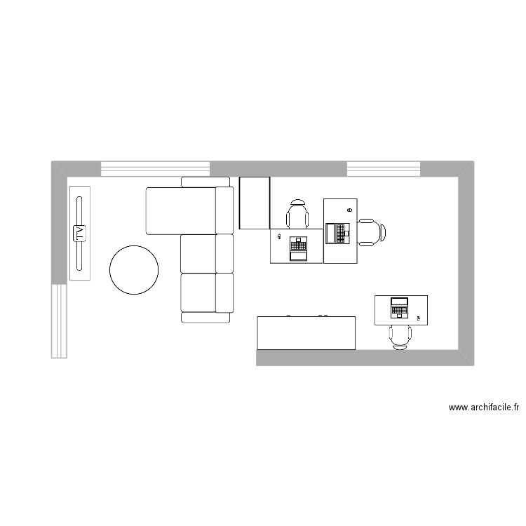 magasin. Plan de 0 pièce et 0 m2
