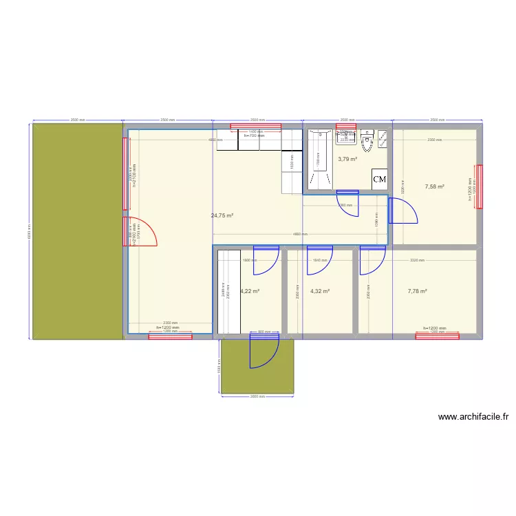 Д Клин. Plan de 