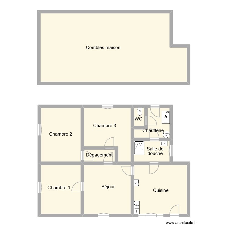 cosset maison. Plan de 0 pièce et 0 m2