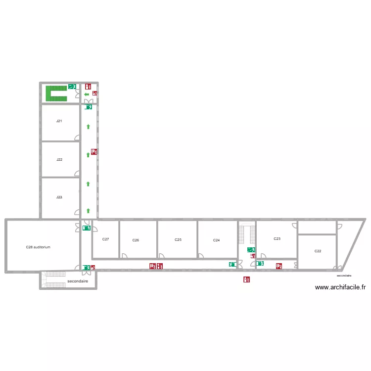 Jemappes +2. Plan de 11  et 583 m²