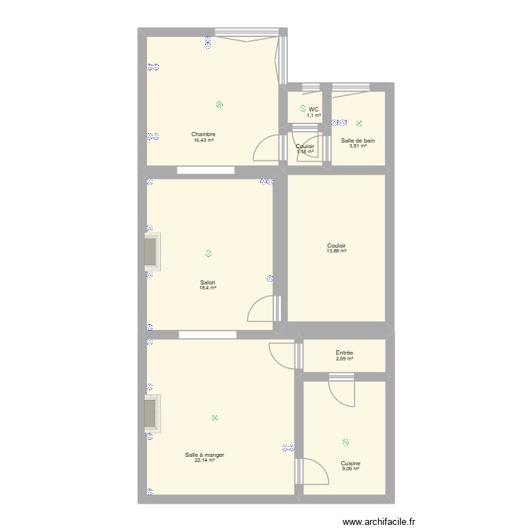 TTR. Plan de 0 pièce et 0 m2