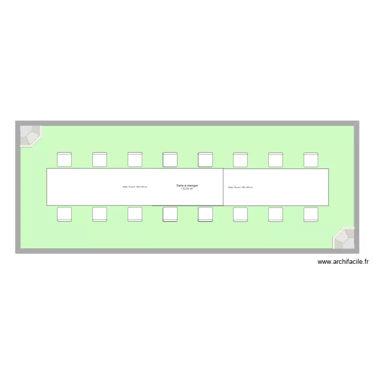 Salle. Plan de 1 Pièce et 133 m² Salle. Plan de 1 Pièce et 133 m²
