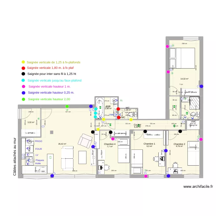 02 Boulogne plan saign&eacute;es &eacute;lec. Plan de 
