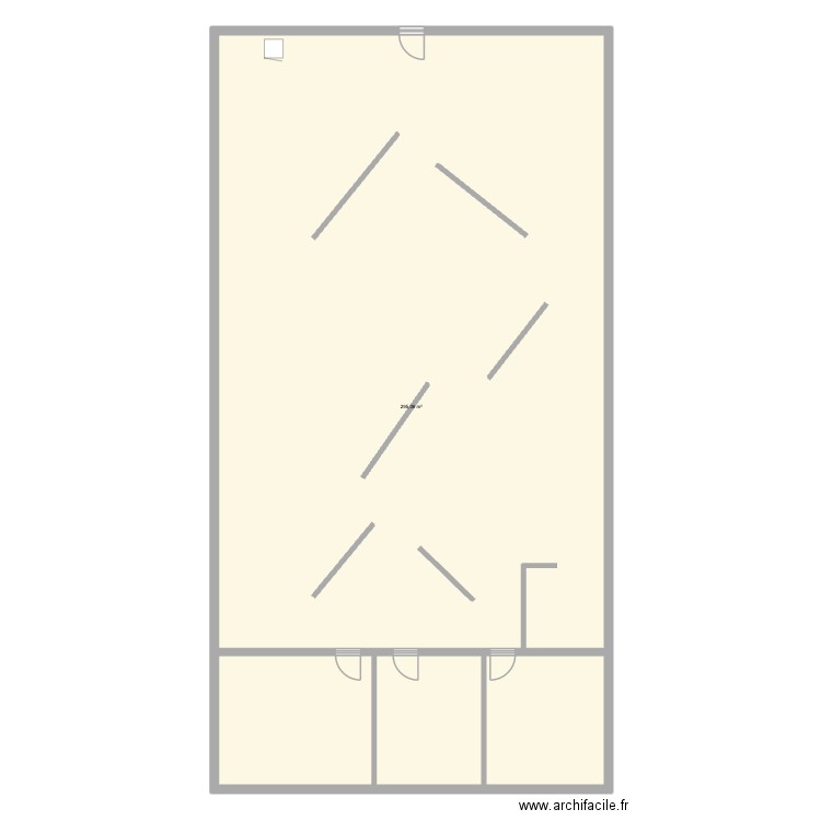Plans bureaux Gennevilliers. Plan de 1 pièce et 295 m2