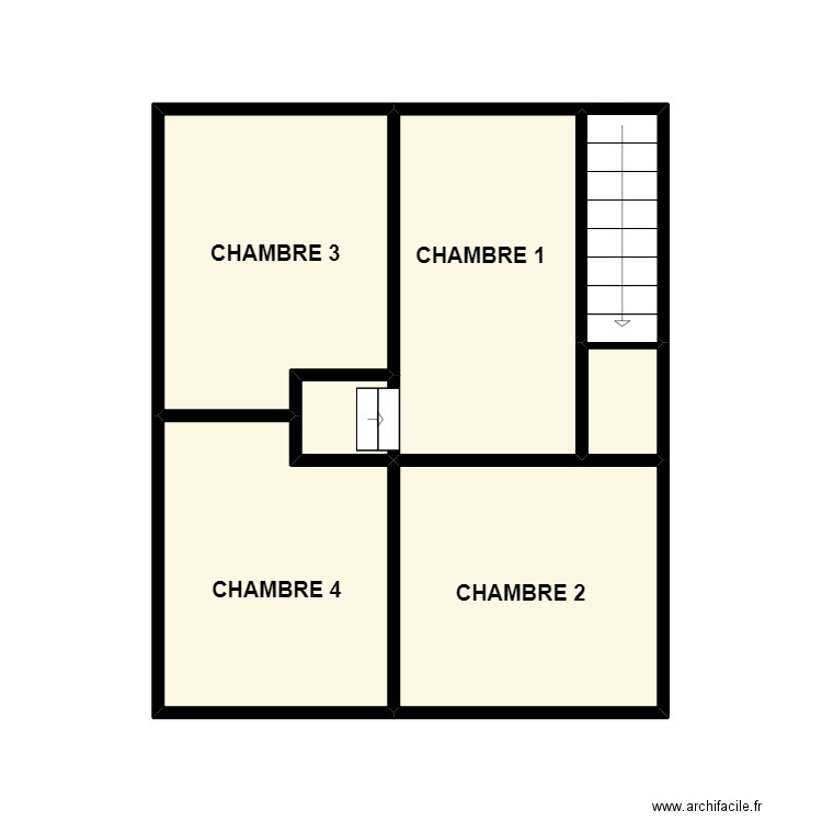 HABLAINVILLE 1ER. Plan de 7 pièces et 23 m2