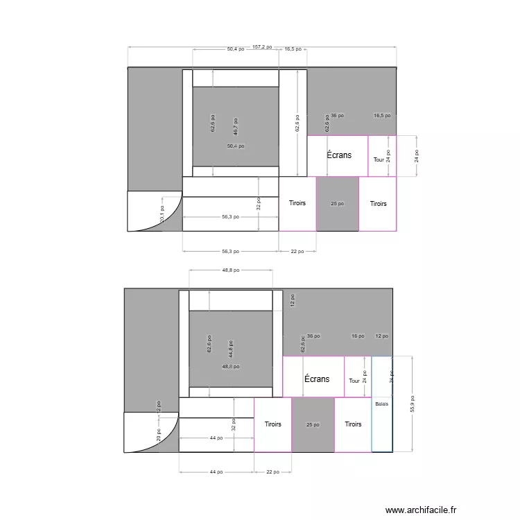 Salon. Plan de Salon. Plan de