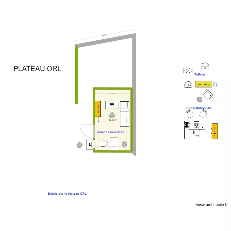 CDL plateau ORL 3. Plan de 