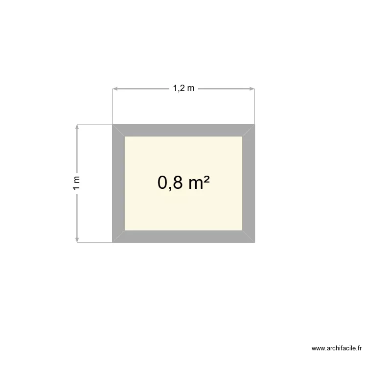 FENETRE. Plan de 1 et 1 m² FENETRE. Plan de 1 et 1 m²