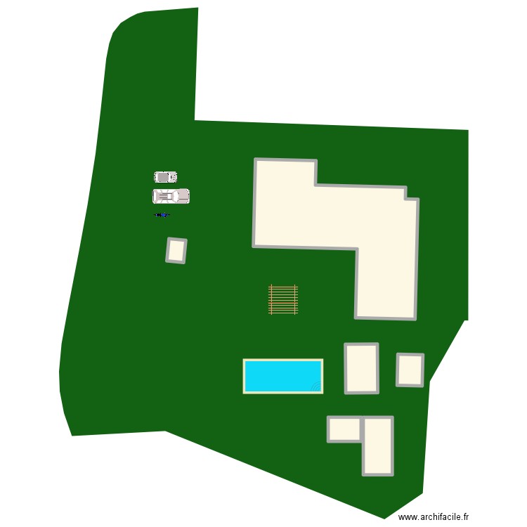 Chalet Mam 3. Plan de 6 pièces et 345 m2