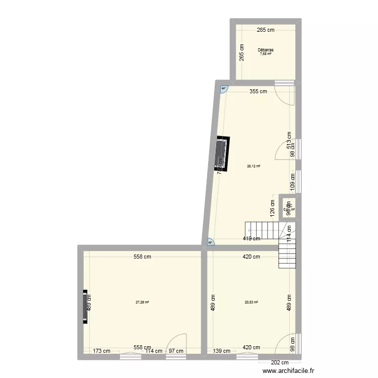 RDC BRIANCON. Plan de 