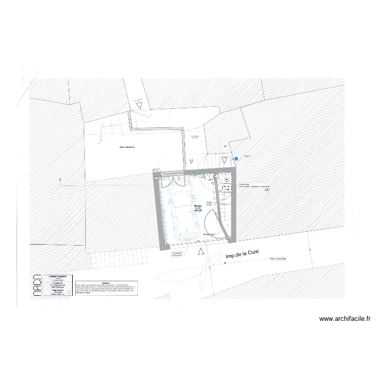 Maxime Garage. Plan de 