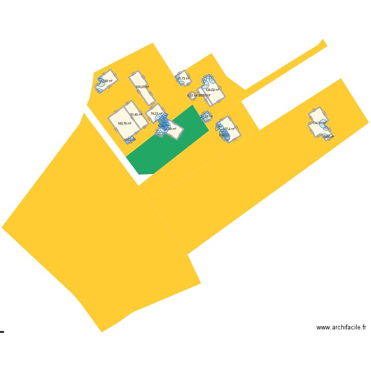 Hamiot 2025 04. Plan de 17 pièces et 1125 m2
