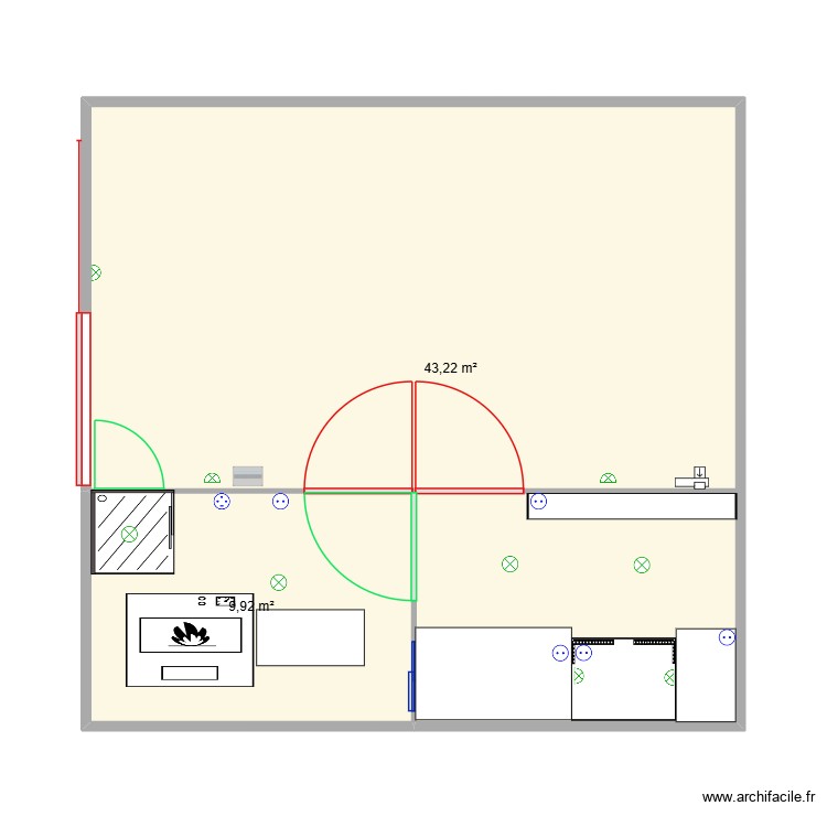 labo. Plan de 0 pièce et 0 m2