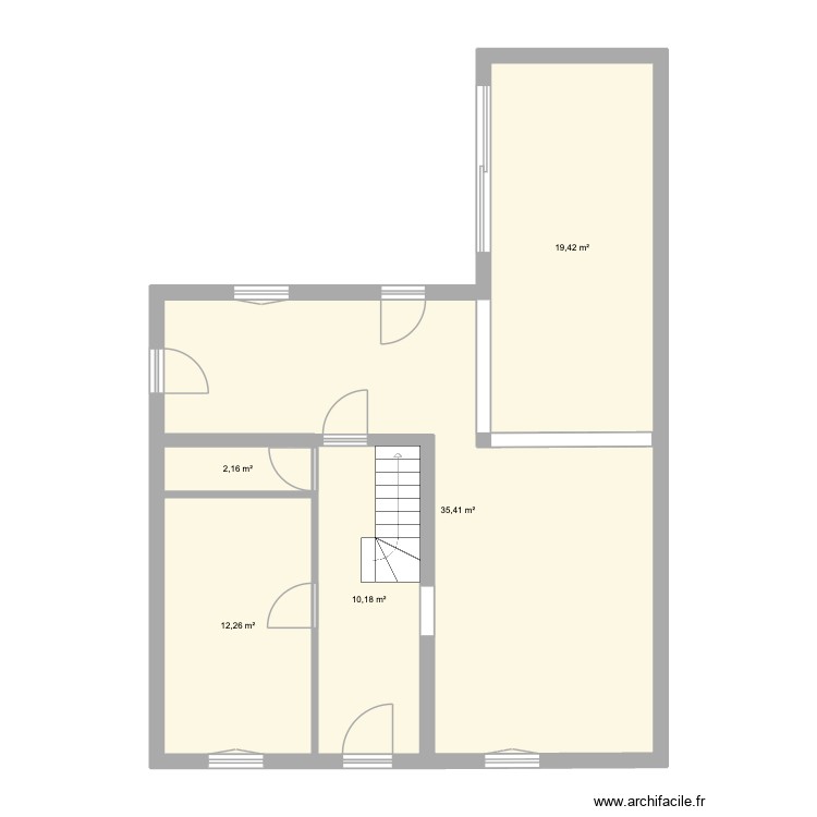 Maison Voisins. Plan de 0 pièce et 0 m2