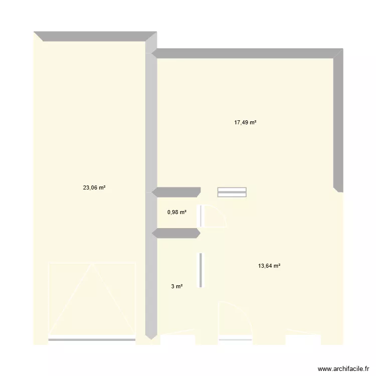 Maison Givry. Plan de 5 Pièces et 58 m² Maison Givry. Plan de 5 Pièces et 58 m²
