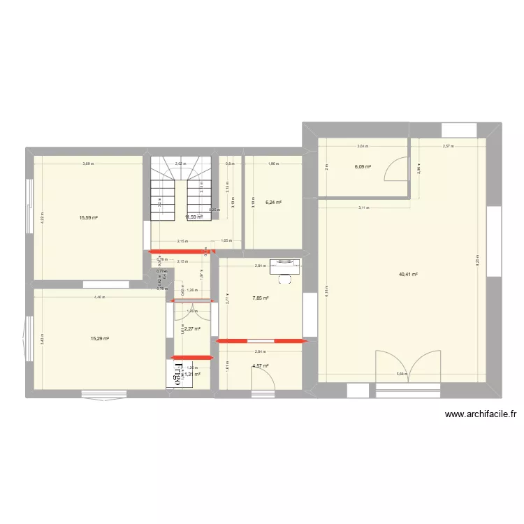 rdc montcet 3. Plan de rdc montcet 3. Plan de