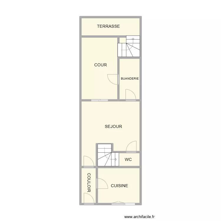 RDC JUIF. Plan de RDC JUIF. Plan de