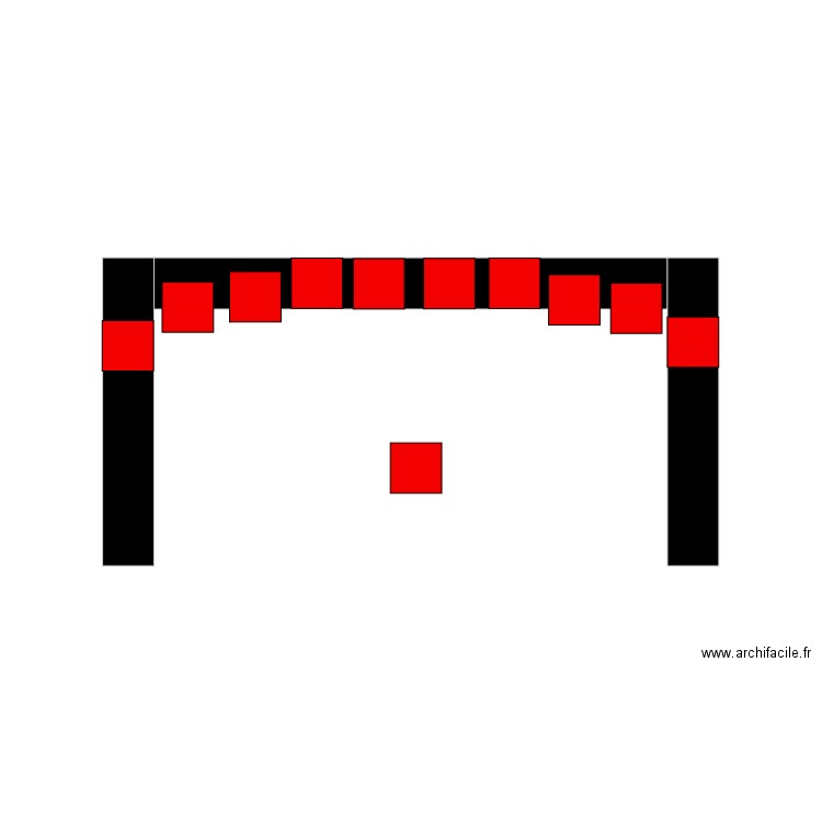 lettres. Plan de 0 pièce et 0 m2