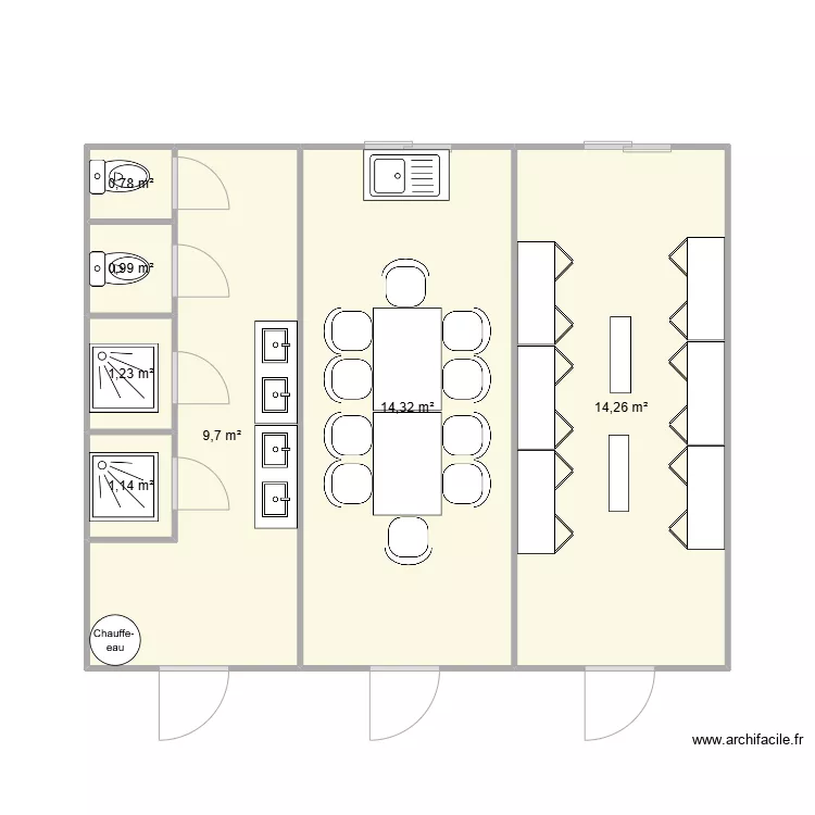 CIMAT CHANTIER CNR GENISSIAT. Plan de 
