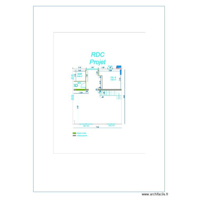 Benoit Lepilliet RDC. Plan de 0 pièce et 0 m2