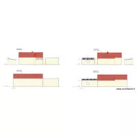 plan facades nord et sud